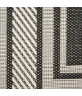 Nourison Horizon Indoor/Outdoor Black HOZ03 4 ft. X 6 ft. Rect. Rug