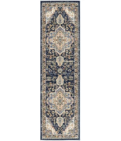 Nourison Home Nourison Essentials Persian NRE07 Navy 2 ft. 2 in. X 10 ft. Area Rug
