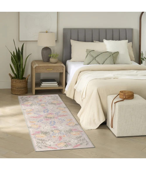 Nourison Home Botanical Washables Beige BOT02 2ft. x 6ft. Rect. Rug