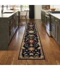 Nourison Home Antique Bloom Blue ANB01 2ft.4in. x 12ft. Rect. Rug