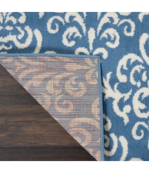 Nourison Grafix Blue GRF06 3ft.9in. x 5ft.9in. Rect. Rug