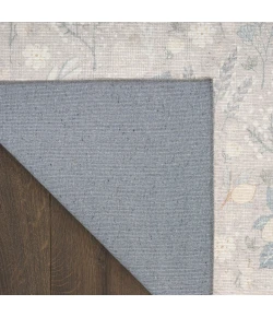 Nourison Home Botanical Washables Grey BOT04 4ft. x 6ft. Rect. Rug