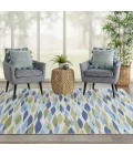 Waverly Sun N' Shade Blue SND01 6ft.6in. x Square Square Rug
