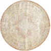 Nourison Home Nourison Essentials Persian NRE07 Beige Rust 6 ft. Round Area Rug