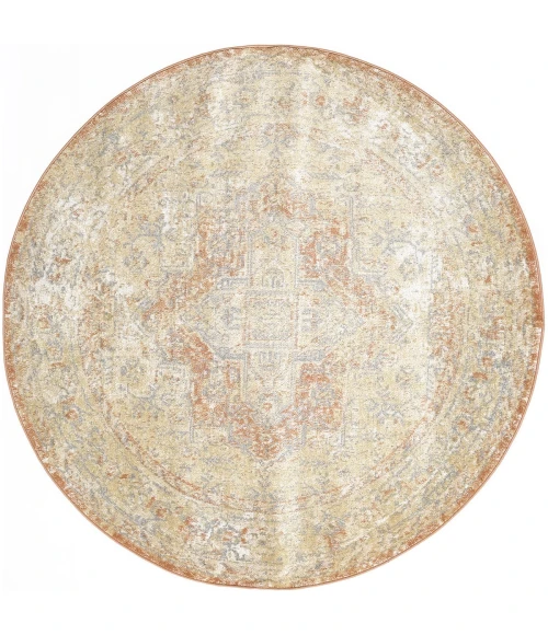 Nourison Nourison Essentials Persian Beige Rust NRE07 6 ft. X Round Rug