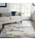 Nourison Home Etchings Navy ETC03 4ft. x 6ft. Rect. Rug