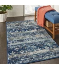 Nourison Persian Vintage Ivory Blue PRV07 3ft.3in. x 5ft.3in. Rect. Rug