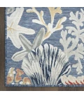 Nourison Home Suncoast Blue SNC04 5ft.3in. x 7ft.3in. Rect. Rug