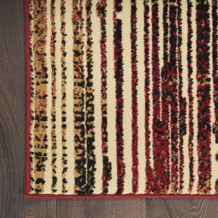 Nourison Home Grafix Red GRF42 7ft.10in. x 9ft.10in. Rect. Rug