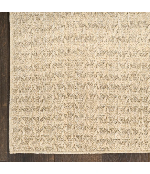 Nourison Tulum Cream TLM02 2 ft. 2 in. X 10 ft. Rect. Rug