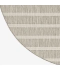 Nourison Positano Grey Ivory POS03 10ft. Round Rug