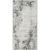 Nourison Home Dekor DEK04 Grey Charcoal 2 ft. X 4 ft. Area Rug