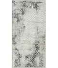 Nourison Dekor Grey Charcoal DEK04 2 ft. X 4 ft. Rect. Rug