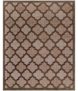 Nourison Home Easy Care NES01 Brown 10 ft. X 14 ft. Area Rug