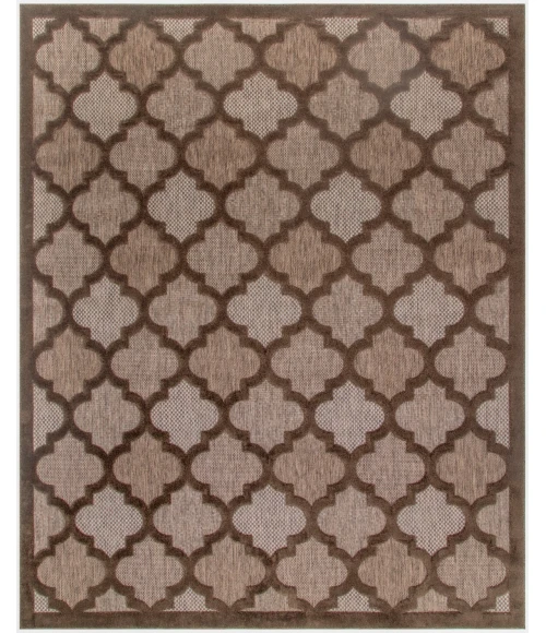 Nourison Easy Care Brown NES01 10 ft. X 14 ft. Rect. Rug
