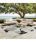 Nourison Suncoast Grey SNC01 9ft. x 12ft. Rect. Rug