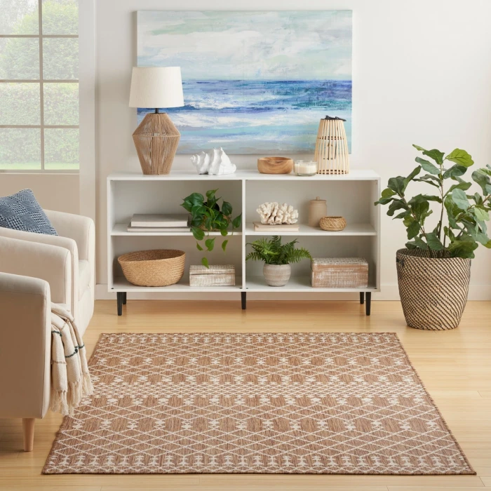 Nourison Positano Jute POS02 6 ft. X 9 ft. Rect. Rug