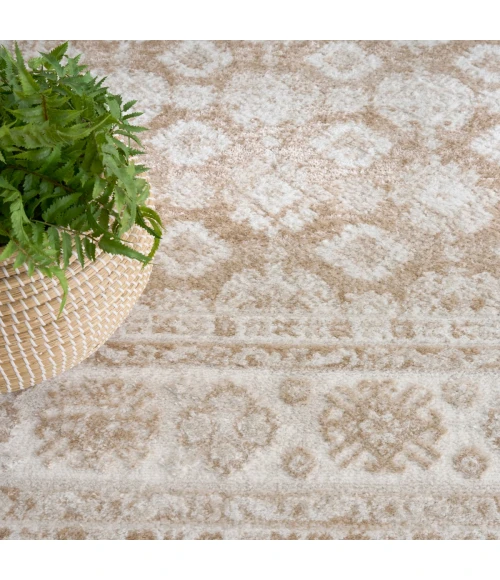 Nourison Dekor Cream Beige DEK02 4 ft. X 6 ft. Rect. Rug