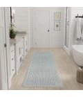 Nourison Home Washable Charm Blue WCH02 2ft. x 6ft. Rect. Rug
