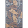 Nourison Home Aloha ALH18 Blue Rose 2 ft. 8 in. X 4 ft. Area Rug