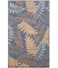 Nourison Aloha Blue Rose ALH18 2 ft. 8 in. X 4 ft. Rect. Rug