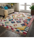 Nourison Home Nomad White NMD02 8ft.10in. x 12ft. Rect. Rug