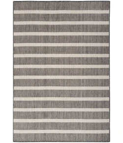 Nourison Home Positano POS03 Charcoal Ivory 4 ft. X 6 ft. Area Rug