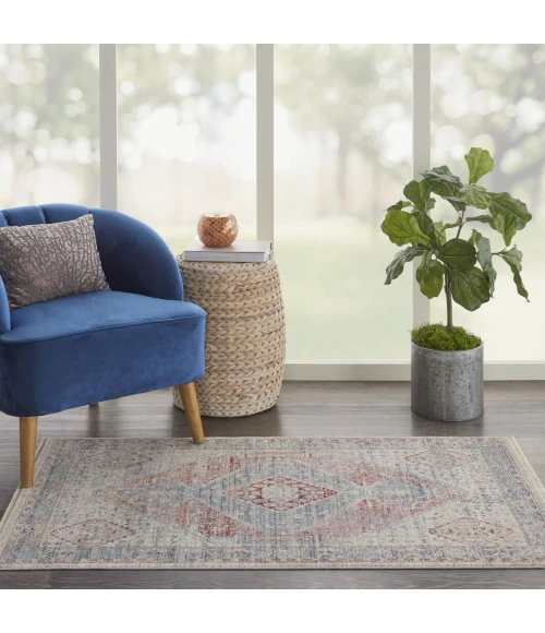 Nourison Home Homestead Blue HMS03 3ft. x 5ft. Rect. Rug