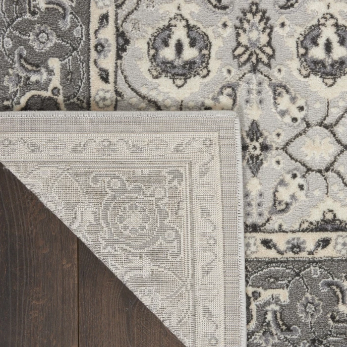 Nourison Grand Villa Grey KI83 2ft.3in. x 7ft.3in. Rect. Rug