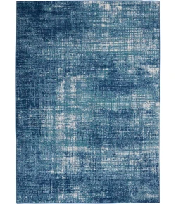 Calvin Klein River Flow Teal Ivory Blue RFV02 5ft. 3in. x 7ft. 3in. Rect. Rug