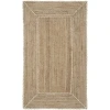 Nourison Home Terrazzo Jute TRJ01 Natural Grey 3 ft. X 5 ft. Area Rug