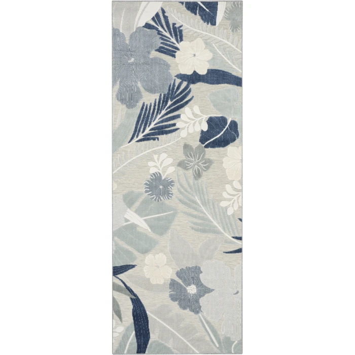 Nourison Home Suncoast Blue SNC01 2ft. x 6ft. Rect. Rug