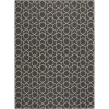 Nourison Home Horizon Indoor/Outdoor HOZ01 Black 8 ft. X 10 ft. Area Rug