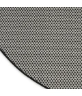 Nourison Home Courtyard Black COU01 5ft. x Round Round Rug