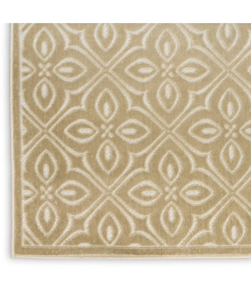 Nourison Home Washable Charm Beige WCH03 2ft. x 3ft. Rect. Rug