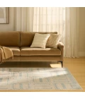 Nourison Nordic Ivory Blue NRC11 4 ft. X 6 ft. Rect. Rug