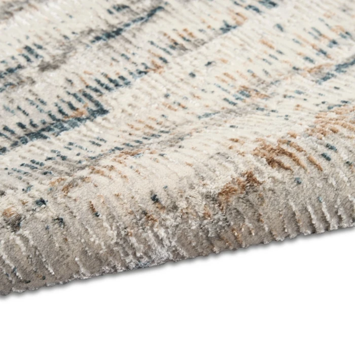 Calvin Klein CK073 Compass Ivory Multicolor CMP01 5 ft. X 7 ft. Rect. Rug