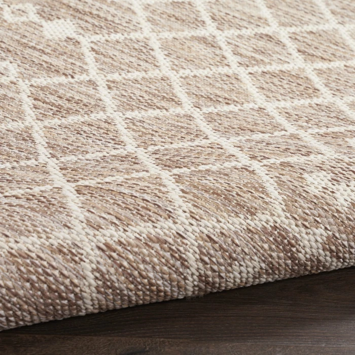 Nourison Positano Beige POS02 2ft.2in. x 10ft. Rect. Rug