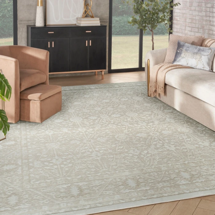 Nourison Dekor Ivory Beige DEK03 7 ft. 10 in. X 9 ft. 10 in. Rect. Rug