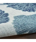 Nourison Garden Oasis Blue GOA04 10 ft. X 14 ft. Rect. Rug