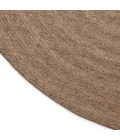 Nourison Tulum Brown TLM04 8 ft. X Round Rug