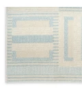 Nourison Nordic Ivory Blue NRC11 5 ft. X 7 ft. Rect. Rug