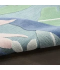 Nourison Suncoast Blue Multicolor SNC01 9ft. x 12ft. Rect. Rug