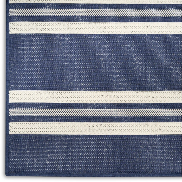 Nourison Home Horizon Indoor/Outdoor Blue HOZ05 10ft. x 14ft. Rect. Rug