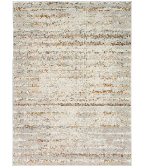 Calvin Klein CK073 Compass Ivory Rust CMP01 4 ft. X 6 ft. Rect. Rug