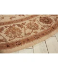Nourison Home Heritage Hall Beige HE08 9ft. x Round Round Rug