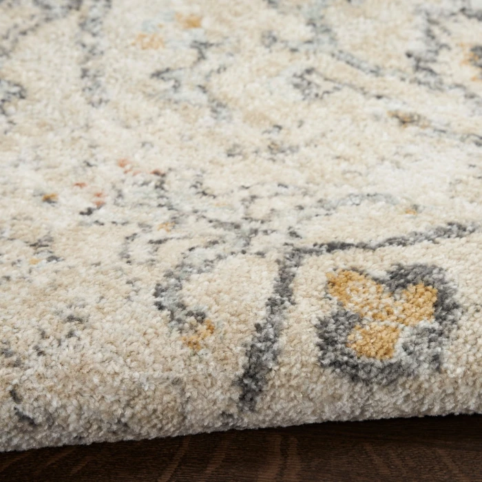 Nourison Oushak Home Cream OUS01 7 ft. 10 in. X Round Rug