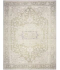 Nourison Vintage Washables Green VWS08 7 ft. 10 in. X 9 ft. 10 in. Rect. Rug