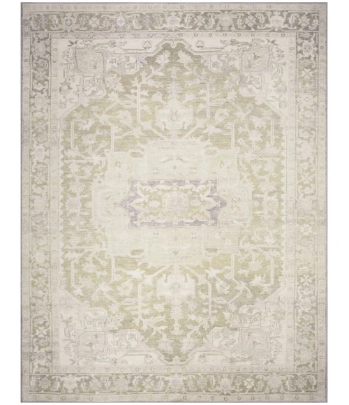Nourison Vintage Washables Green VWS08 7 ft. 10 in. X 9 ft. 10 in. Rect. Rug