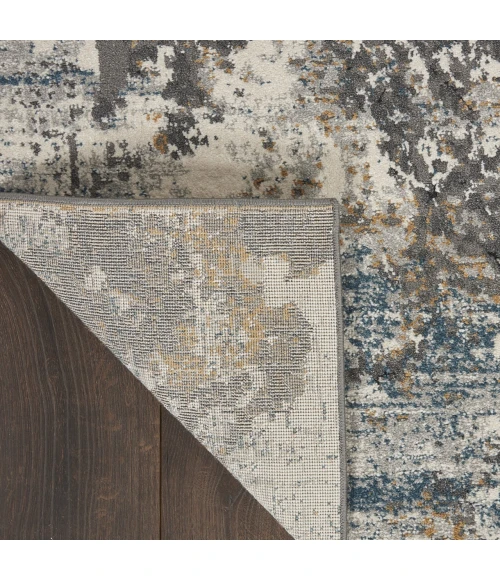 Nourison Home Tangra Grey TNR01 7ft.10in. x 9ft.10in. Rect. Rug